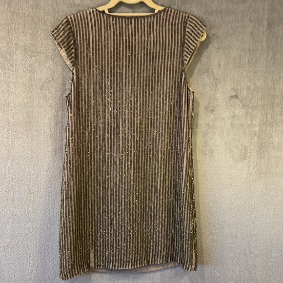 Great Gatsby French Connection Sparkly Dress Sz 6 Party Cocktail New Years Eve - Picture 6 of 8